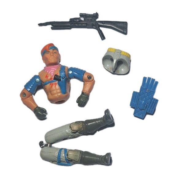 1986 Vtg G.I. GI Joe Lot 3.75 ARAH Cobra Dreadnok Zandar v1 100% Complete Toy - Picture 1 of 2